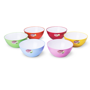 Купить Миска двухцветная "Fresh Line" d180, 1,5 л цветная от производителя Материя Пластика