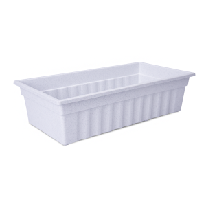 Купить Ящик для рассады и цветов "Домашняя грядка" мрамор 430x220x115 от производителя Материя Пластика